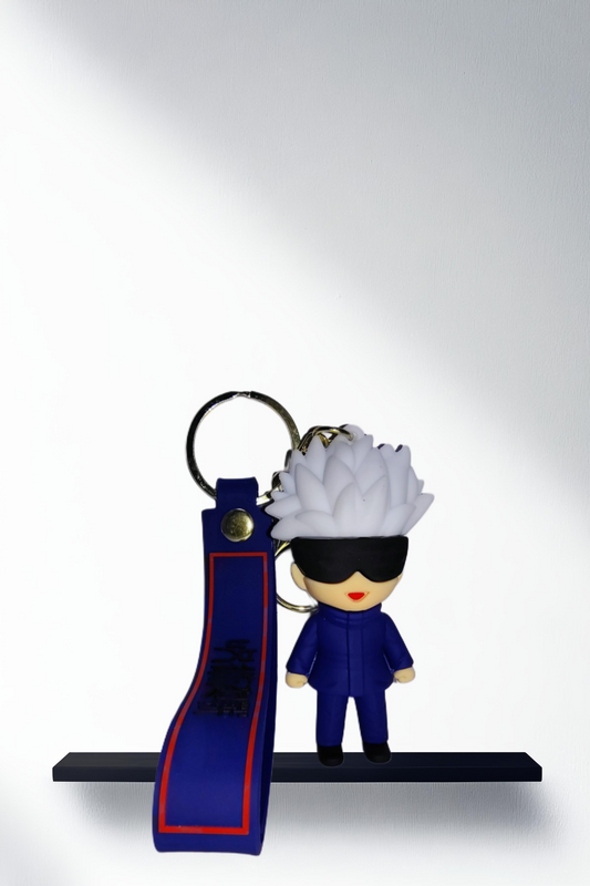 Satoru Gojo ~ Silicone Rubber Keychain