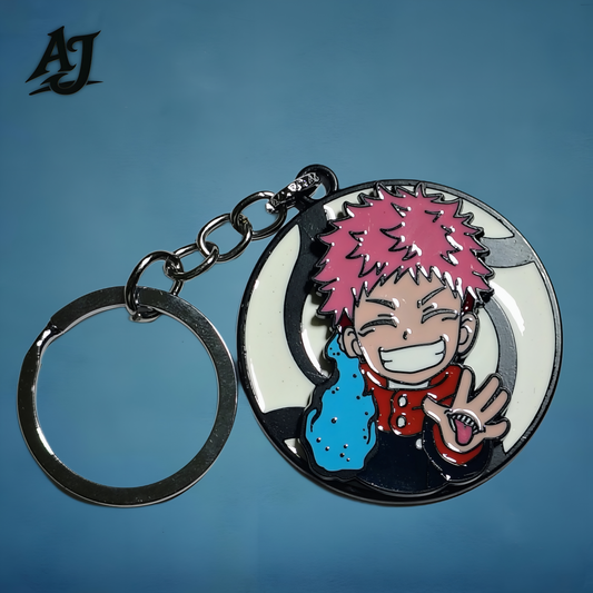 YUJI ITADORI Rotating Keychain