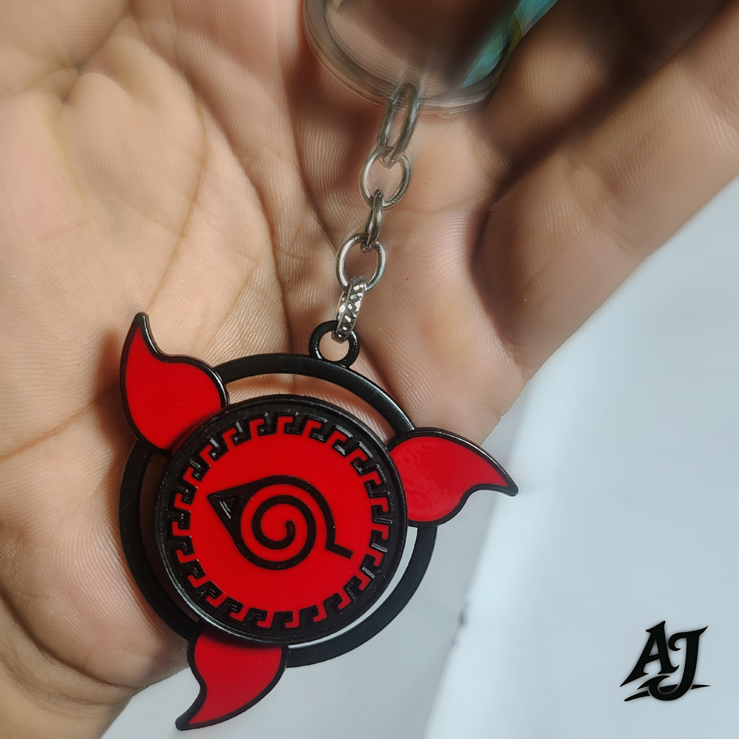 LEAF VILLAGE SYMBOL Rotating Keychain