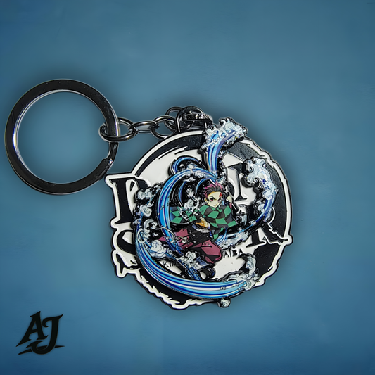 TANJIRO KAMADO Rotating Keychain