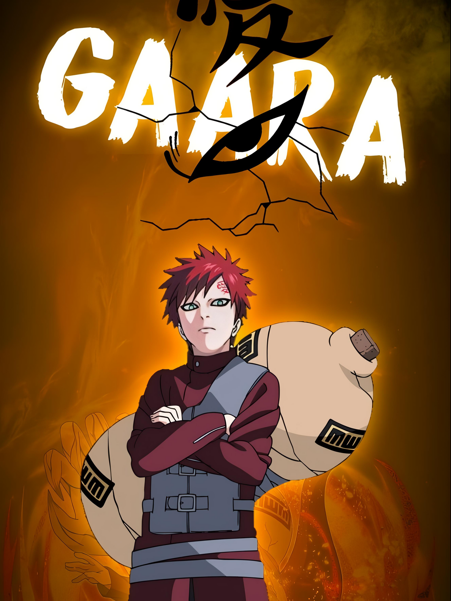 Naruto – Gaara of the Sand Premium Anime Poster