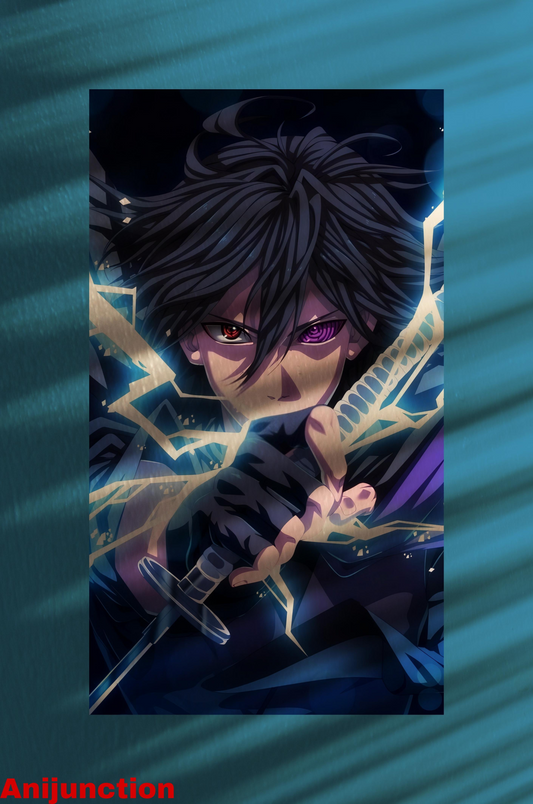 Naruto – Sasuke Uchiha “Sword & Lightning” Poster