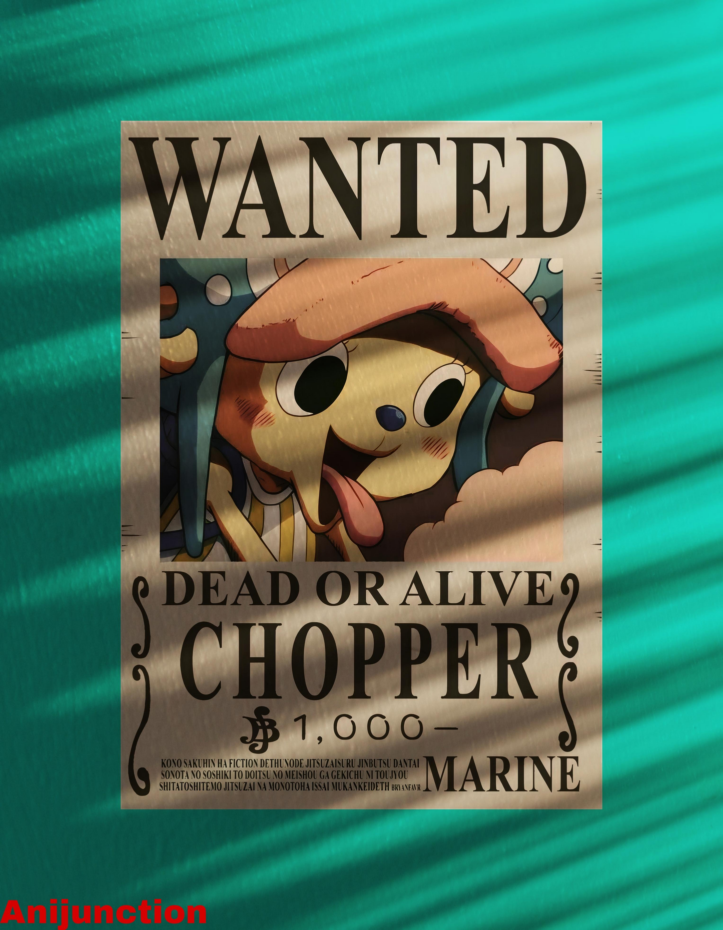 One Piece – Tony Tony Chopper “Wanted” Poster