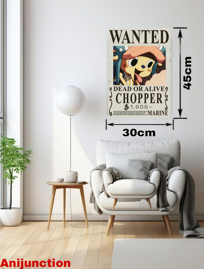 One Piece – Tony Tony Chopper “Wanted” Poster