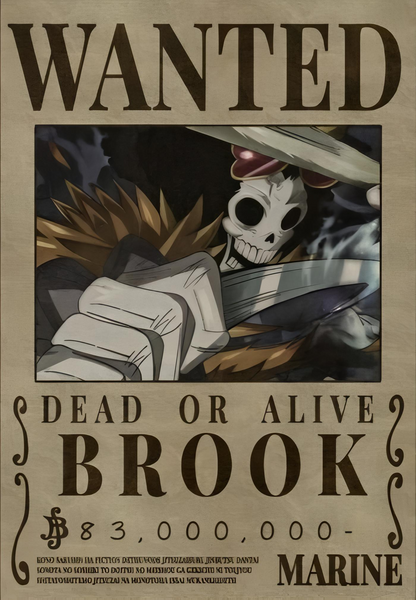 One Piece – Tony Tony Chopper “Wanted” Poster