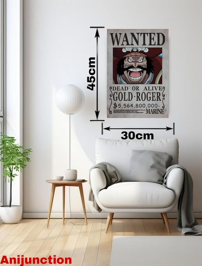 One Piece – Gol D. Roger “Wanted” Poster