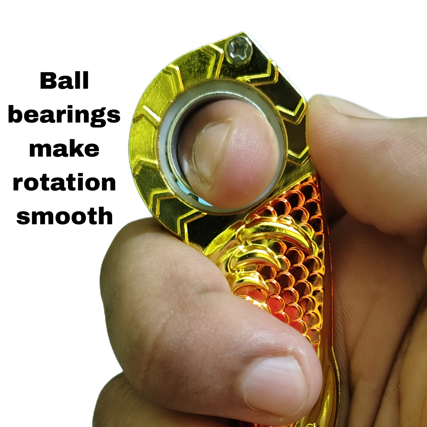 GOLD-COPPER DRAGON KARAMBIT