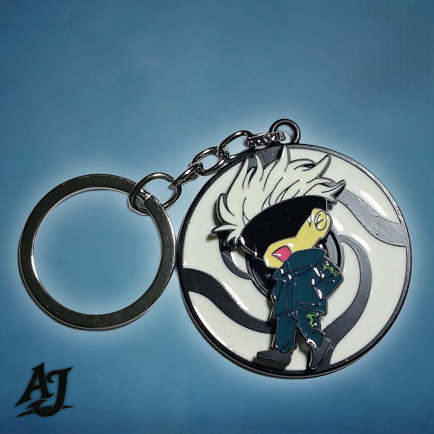 GOJO SATORU Rotating Keychain