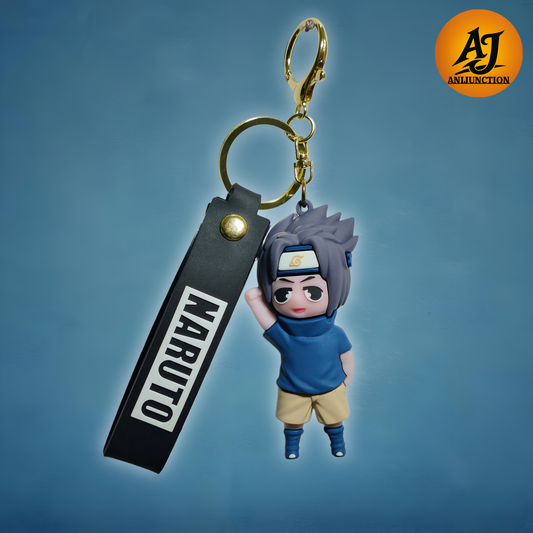 SASUKE UCHIHA ~ Silicone Rubber Keychain