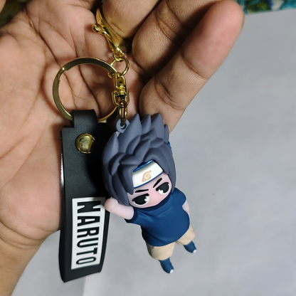 SASUKE UCHIHA ~ Silicone Rubber Keychain