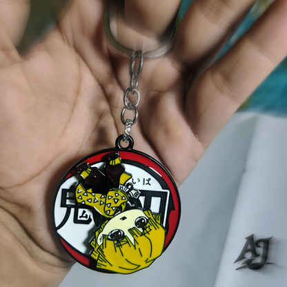 ZENITSU AGATSUMA Rotating Keychain