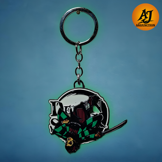 TANJIRO KAMADO Rotating Keychain