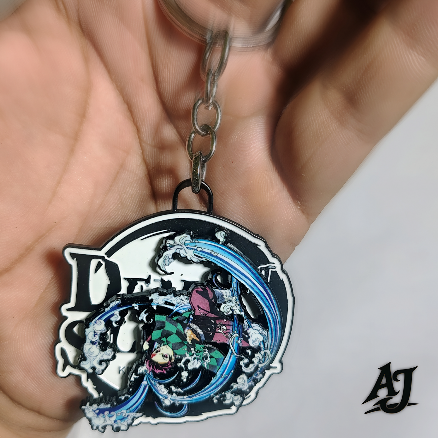 TANJIRO KAMADO Rotating Keychain