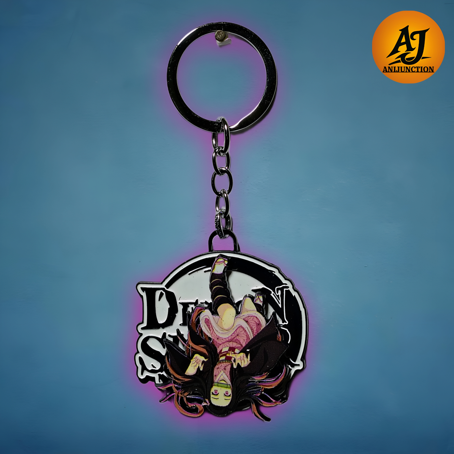 NEZUKO KAMADO Rotating Keychain
